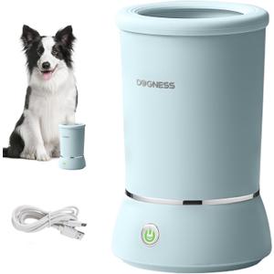 DOGNESS W01 Automatic Dog Paw Cleaner for Small to Medium Dogs (Light Blue)