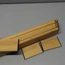 ANTOWIN Bamboo Drawer Dividers Organizers, Drawer Separators Splitter,17-22 inches Long Adjustable Spring-loaded Organizer for Large Utensil, Clothes, Tools Drawers(yellow)