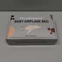 Baby Airplane Bed, Baby Travel Essentials for Flying, Portable Plane Seat Foot Rest Extender Must Haves for Infants Under 8 Months (Black)