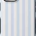 Casely iPhone 12 Pro Max Case | Blue Stripes | Sunday Best | Compatible with MagSafe | Bold Protective Design