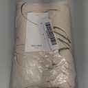 GRACE KARIN Women's Casual Tops Puff Short Sleeve Shirt 2025 Summer Trendy V Neck Elastic Ribbed Knit Blouse Loose Fit Khaki XXLarge