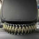 RDFUN Headrest Grab Handles fit for Jeep Wrangler TJ JK JL Land Cruiser FJ Suzuk,Grab Handle for Jeep Wrangler,Hand Made Seat Mount Grab Handl,Heavy Duty,2pcs Black/Olive