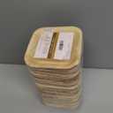 brheez Bamboo Bowls from Palm Leaf 4 in Party Bowls [50 Pack] Eco Friendly Compostable & Biodegradable – Disposable Bowls Heavy Duty and More Environmentally Friendly than Paper Bowls