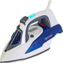 Kenmore Digital Steam Iron - Electric Plancha With Steamer For Clothes, Ironing & Steaming Garment Vertically, Stainless Steel Soleplate, 9 Fabric Presets, 1725 Watt, 3-Way Anti-Drip & Auto Shut Off