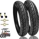 2 Pack Electric Bike 14 Inch Tire 14x2.125(57-254) Explosion-Proof Bicycle Tire Tubeless Puncture Resistant Ebike Tire Suitable for E Bikes for Men, Kids, 44-55 PSI
