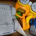 Green Toys Construction Vehicle Includes Scooper, Dumper, Mixer, 1 Character- 3 Pack - 4C