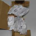 8 Pcs F2590 Windows Replacement Sash Lock-2-1/4'' Mounting Hole Centers Sash Lock with Screws-White Sash Lock for Vertical Sliding Windows Double Hung Windows