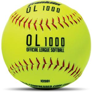4 Pcs Franklin Sports Practice Softballs Youth Softballs Great for Kids and Girls Fastpitch Players Perfect for Practice