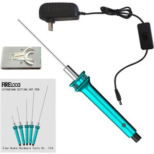 Hot Wire Pen, Electric Hot Wire Cutter Pen 10cm, Styrofoam Cutting Hot Pen Hot Wire Cutting Pen for Amateur DIY Heat Cutting Engraving Pen, Art Making, Foam Carving (blue, 100mm)