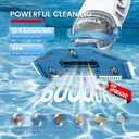 PC68 Pro Pool Vacuum, Upgraded 26.5 GPM Beast-Level Suction, 9' Extra-Long Extension Pole, 4 Filters Unit, 1H Runtime, Cordless Handheld Pool Cleaner for Above Ground & Inground Pools