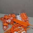 Libima 12 Pcs Head Hoop Basketball Party Game Set Portable Adjustable Basket Net Headband with Balls for Birthday Carnival Office Indoor Outdoor Activity(Orange)