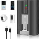 New V4 Battery for Ring-Doorbell-Camera 2/3/4/3+/3plus, Stick-Up Cam (2nd & 3rd Gen), Peephole/Spotlight Camera/Spotlight Cam Solar/Camera Indoor Outdoor 3.65V 6040mAh