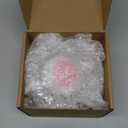 LAKIRA Extra Large Body Powder Puff and Container, 5.35" Body Container with 3.93" Powder Puff, for Baby Women's Loose Dusting Powder (5.35" Pure)