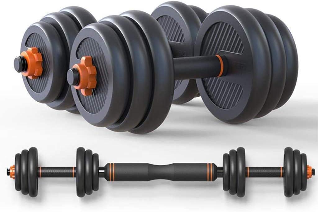 Ergonomic Dumbbell Weight Set for Weightlifting & Body Building Rubber Weights Workout Adjustable Dumbbells Set Handles Prevent Rolling and Injury (Size : 10kg)