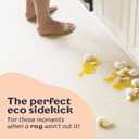 Betterway Bamboo Paper Towels - 6 Rolls, 2 Ply - Plastic Free, Disposable Kitchen Paper Towels - Select Size, Tree Free, Compostable, Strong & Absorbent, No Dyes - PFAS Free (90 Sheets (Pack of 6), White)