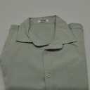 COOFANDY Mens Business Dress Shirt Casual Button Down Long Sleeve Shirts Regular Fit Solid (Large, Light Green)