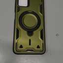 for Motorola Moto G Power 2024 Case Magnetic Compatible with MagSafe,with 2 Screen Protector,with Kickstand Phone Heavy Duty Protection Military Grade Rugged Shockproof Scratch Resistant Green