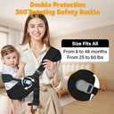 Baby Carrier Newborn to Toddler,Adjustable & Lightweight Baby Sling Carrier,Toddler Carrier 25-60 lbs,Ideal for Home,Shopping,and Travel (Black)