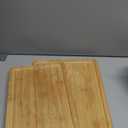 Lipper International Bamboo Wood Cutting Boards with Built-In Juice Grooves and Inset Handles for Chopping Meat, Fruits, or Vegetables, Set of 3, Assorted Sizes