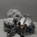 Fanbulous 2 Pack Farmhouse 42 Inch Ceiling Fans with Lights, Black Industrial Caged Ceiling Fans for Bedroom Living Room, Double-Sided 5 Blades Rustic Ceiling Fan