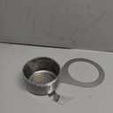 Stainless Steel Swan Sink Strainer Basket Faucet Hanging Filter Basket Multi-Functional Kitchen Draining Basket for Fruit and Vegetable Quick Drain 2 in 1