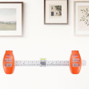 Picture Hanging Tool with Level – Magnetic Alignment Ruler for Frames & Mirrors, Wall-Friendly DIY Hanger for Home Decor