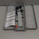 SPACELEAD Slim Storage Cart 3 Tier,Bathroom Organizer Rolling Utility,Mobile Shelving Unit Slide Out for Office, Kitchen, Laundry Room & Narrow Places,Gray (Grey)