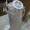 Small Lamp Shades Set of 2 for Table Floor Lamps, 9.8"x6.1"x6.1" Drum Lamp Shades, Pleated Lamp Shade, Linen Round Lampshades, E27 E14 and 11mm Adapters, 6x6x10 inches