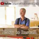 VANGOLD Frameless Wall Clock, 3D Modern Trend Wall Clocks for Living Room Decor, DIY Large Wall Clock Easy to Install Silent and Size Adjustable, Suitable for Kitchen, Farmhouse, Bedroom (Red)