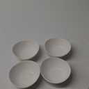 Sweese 4 Inch Porcelain Small 4 oz Bowls for Sauce | Charcuterie | Dipping | Snack | Condiment | Side Dishes Set of 6 - Microwave, Dishwasher and Oven Safe - White