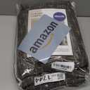 MIULEE Decorative Back Tab Linen Curtains with Geometric Pattern for Living Room Bedroom Farmhouse Rustic Thick Woven Textured Patterned Mudcloth Drapes 84 Inches Long 2 Panels Set, Dark Grey