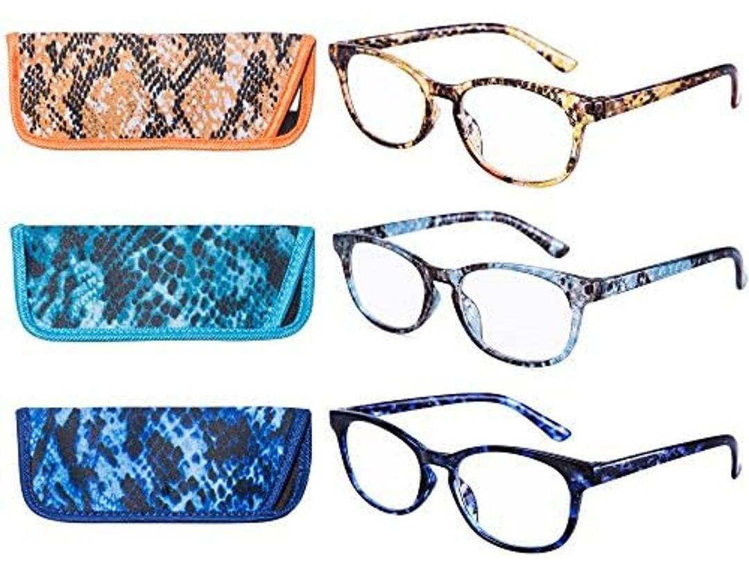 EYEGUARD Reading Glasses 3 Pack Quality Fashion Colorful Readers for Women +4.50