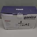 Ganiza Immersion Blender, Max 1200W Heavy Duty Hand Blender with Time Display & Variable Speed Trigger, 9-in-1 Electric Handheld Mixer with Chopper Whisk Frother Beaker Ideal for Soup Puree Smoothies (Black)