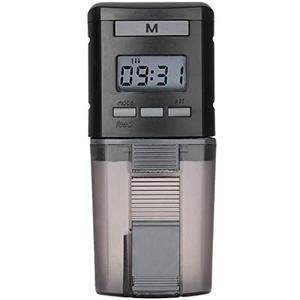 LONDAFISH Aquarium Fish Feeder, 0.175L Capacity, Plastic, Timer, Suitable for Pelleted, Particle, Flake Feeds