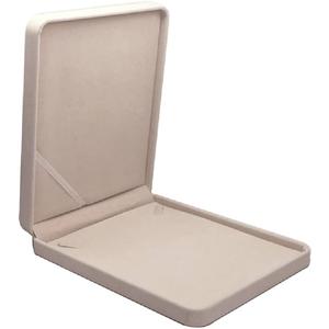 Jewelry Set Velvet Box Necklace Earring Ring Necklace Bracelet Gift Display Case Wedding Jewelry Storage Holder (Beige)
