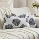 FUTEI Fall Pumpkins Throw Pillow Covers 12x20 Inch Set of 2,Soft Faux Cashmere Lumbar Pillow Cases for Autumn Thanksgiving Holiday Home Decorations