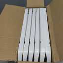 6-Tier Narrow Shoe Rack for Small Entryways, Space-Saving Adjustable Stackable Shelves, Free Standing Shoe Organizer for Closet, Corner, Doorway, White