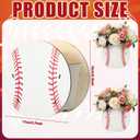 Cinnvoice 6 Pcs Wooden Centerpieces for Tables Baby Shower Decorations Tabletop Boxes Party Favor for Birthday Baby Shower Wedding Garden Tea Party(Baseball)