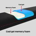 HyperX Wrist Rest Mouse Cooling Gel Memory Foam Anti-Slip,Black