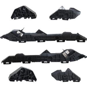 SecosAutoparts 6PCS Rear Bumper Cover Retainer Brackets and Support Mounting Kit, Compatible with Toyota Corolla 2009-2013 Replacement 5215602100 5215502110 5256302060 5256202080 Bumper Mount Support