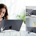 DONGKE Compatible with M5 MacBook Air 15 inch Case 2026 2025-2023 A3448 A3241 A3114 A2941 M4 M3 M2 Liquid Retina Display Touch ID, Protective Hard Shell Cover & Keyboard Skin - Astronaut