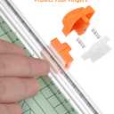 Firbon Morandi A5 Paper Cutter, Straight Small Paper Trimmer with Side Ruler for Scrapbooking Craft, Paper, Coupon, Label, Cardstock