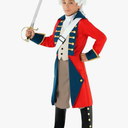 Morph - Revolutionary War Costume Kids - Colonial Costume Boys - British Red Coat Costume - Napoleon Costume Kids XL