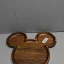 PICNIC TIME Disney Mickey Mouse 16" Acacia Serving Board with Groove, (Acacia Wood)