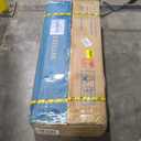 CHARMAID Vanity Desk with Mirror and Lights, White Makeup Vanity Desk with 5 Drawers, 4 Cabinet & 3 Shelves, Charging Station, 3 Color Lighting Modes, Vanity Dressing Table for Bedroom