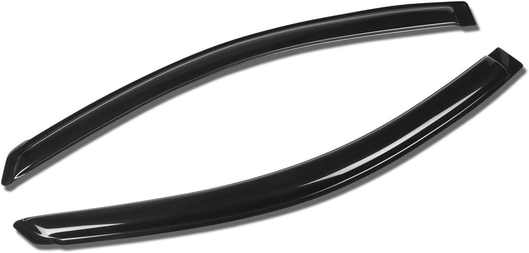 DNA MOTORING WVS-T2-0025 Window Visor Deflector Rain Guard (05-09 Scion tC 2-Dr Coupe), 1 Pack,Dark Smoke