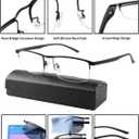 K.LAVER Progressive Photochromice Reading Glasses For Men Women,Multifocal Transition Computer Glasses Anti UV/Blue Light