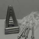 WELLUCK RV Stabilizers Jacks 4 Pack,Screw Jack Stands for RV Camper Travel Trailer Leveling,Aluminum,Single Support Up to 6000 Lbs, Adjustable from 11" to 17"