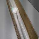 4-Rung Window Well Ladder Straight, Heavy Duty Steel Fire Escape Ladder, Powder-Coated Basement Egress Window Ladder 45.2" Lx17.9 W, White