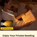 Glocusent Neck Book Light, Rechargeable Neck Lights for Crafts Reading